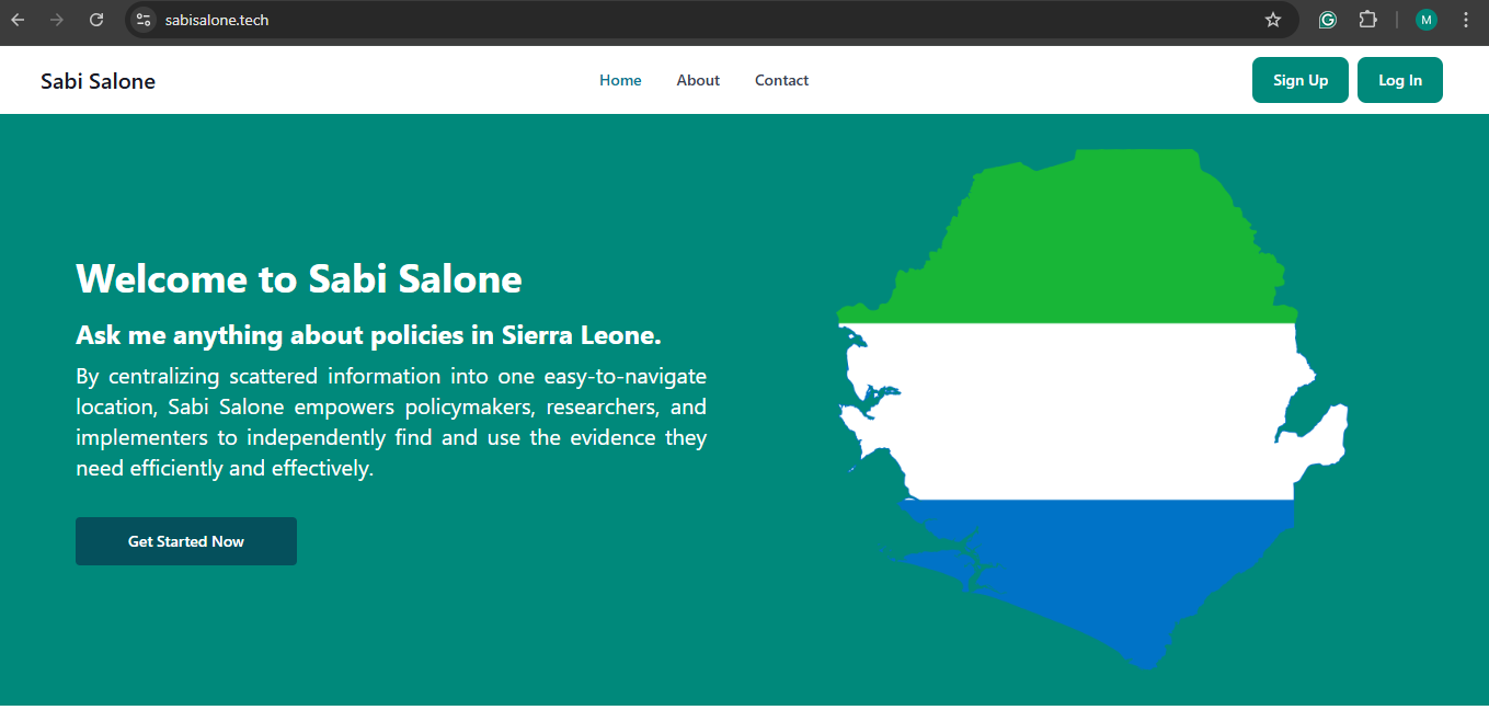Sabi Salone Project
